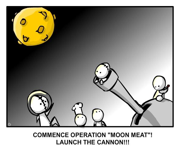 meat on the moon: part 1