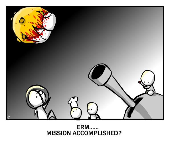 meat on the moon: MISSION ACCOMPLISHED!