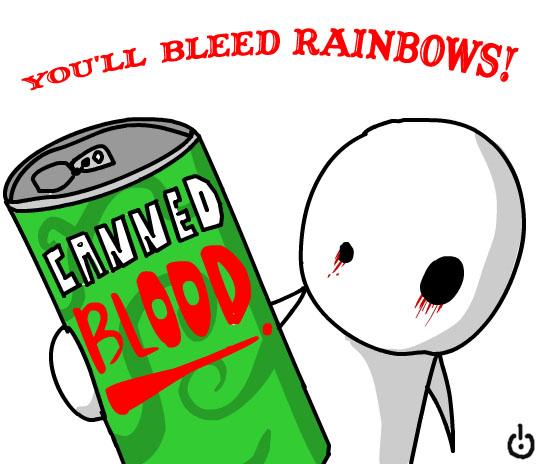 canned blood!