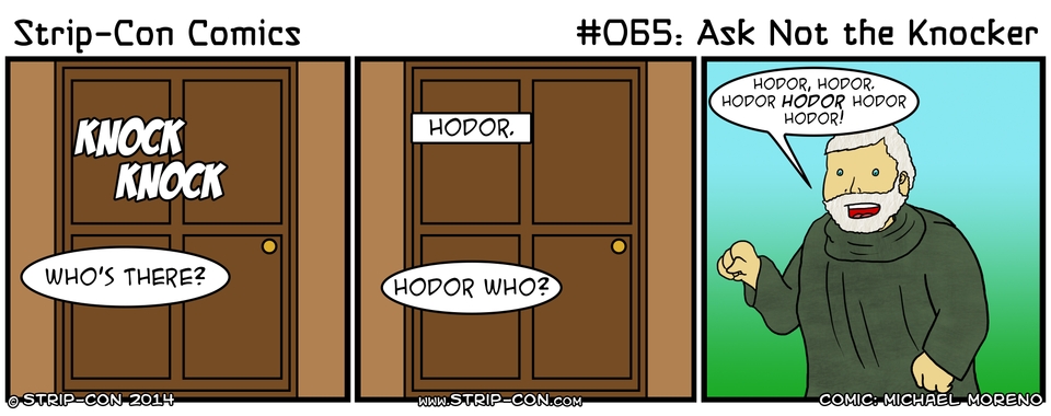 #069: Ask Not the Knocker