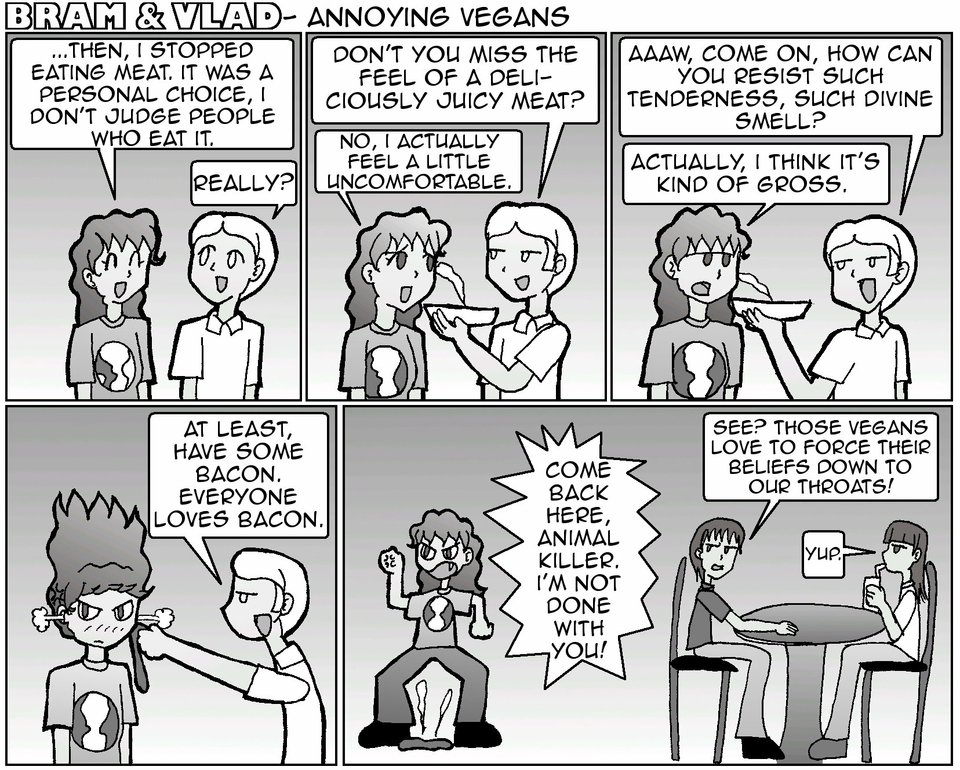 Annoying vegetarians