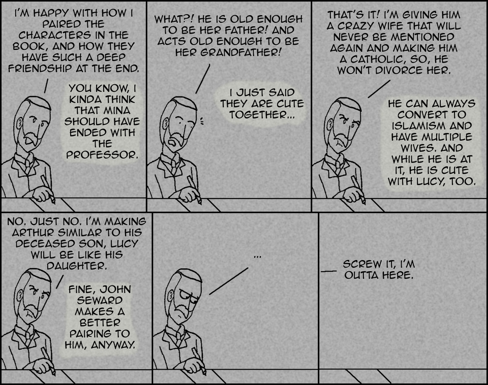 Bram Stoker hates shipping