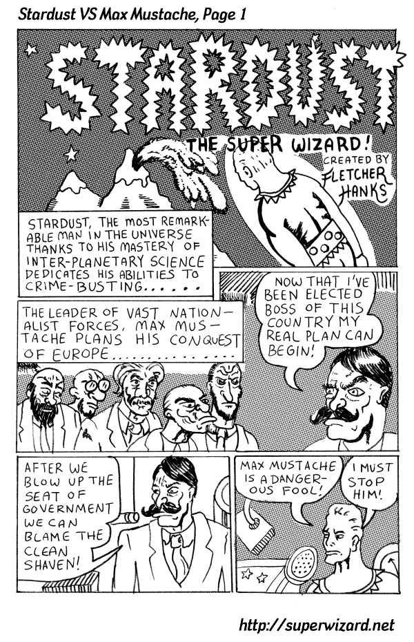 Stardust VS Max Mustache, Page 1