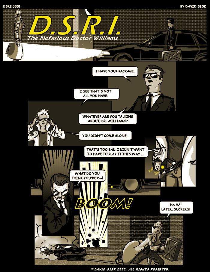 Page 1: The Nefarious Dr. Williams, Part 1 -  Introduction