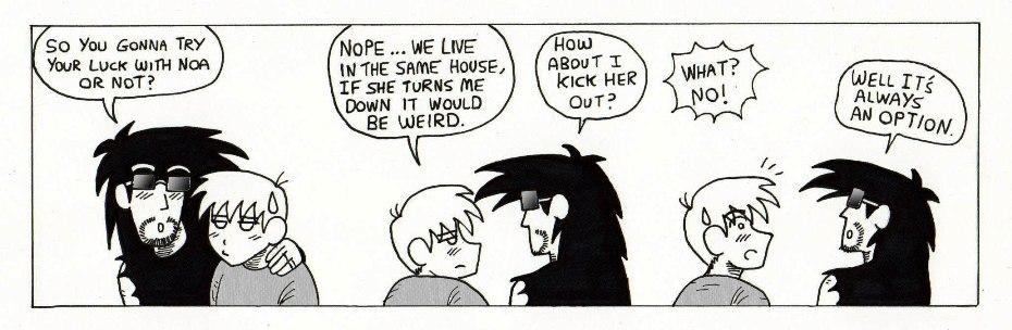 32. Kick her out.