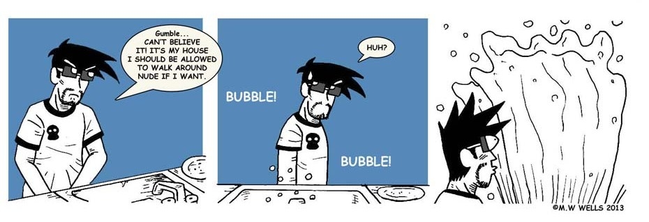 254. It came from the sink.