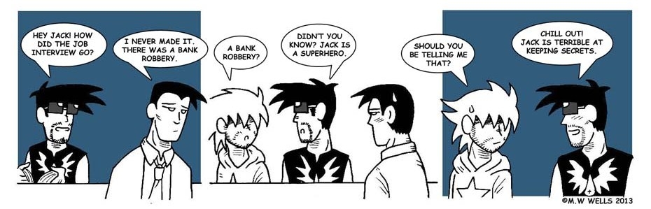 264. Terrible with secrets.