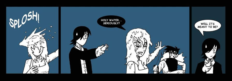 Holy water.