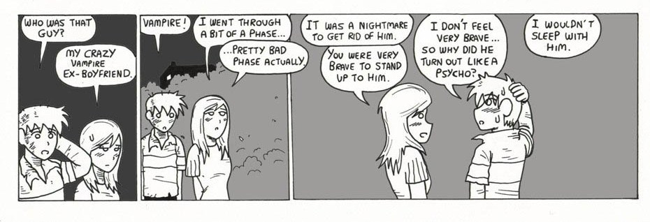 88. Vampire ex-boyfriend.