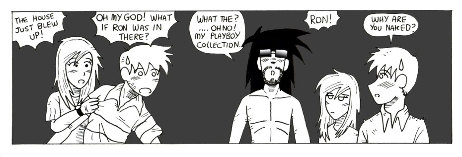 94. The house just blew up?