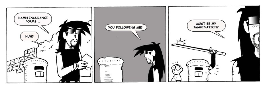 99. Behind you!