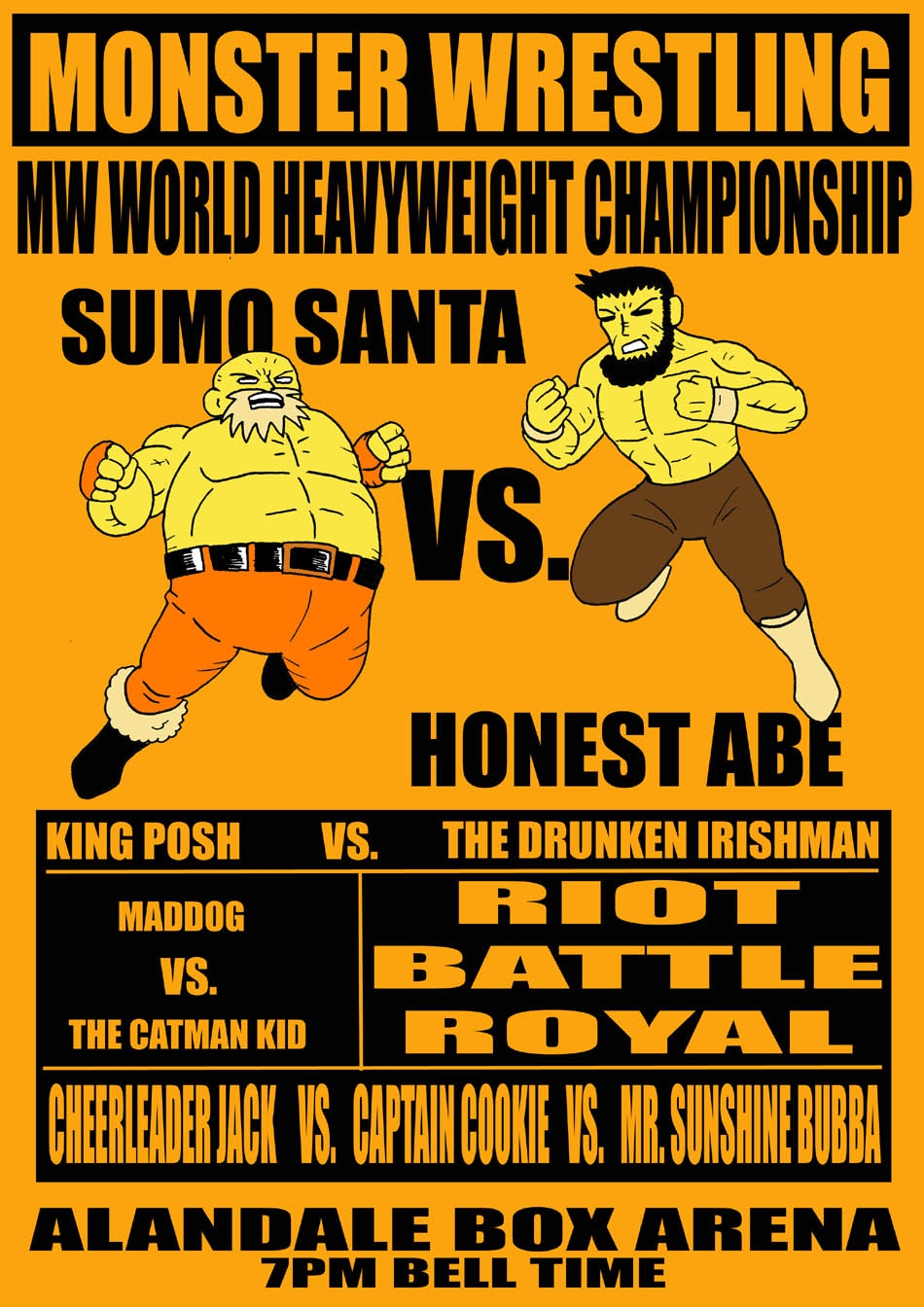 Monster Wrestling!