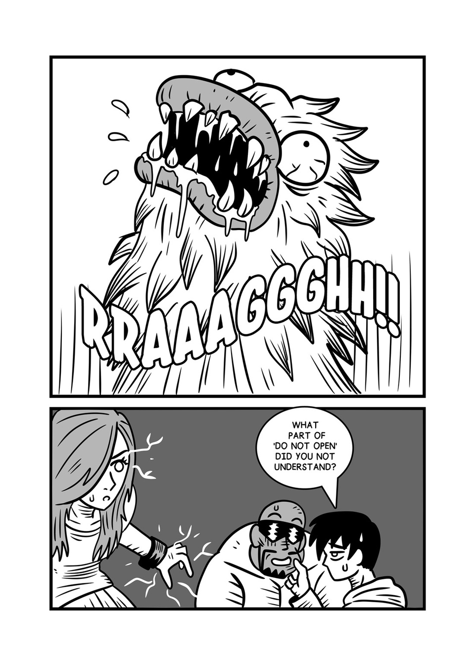 93. Don't open the box.