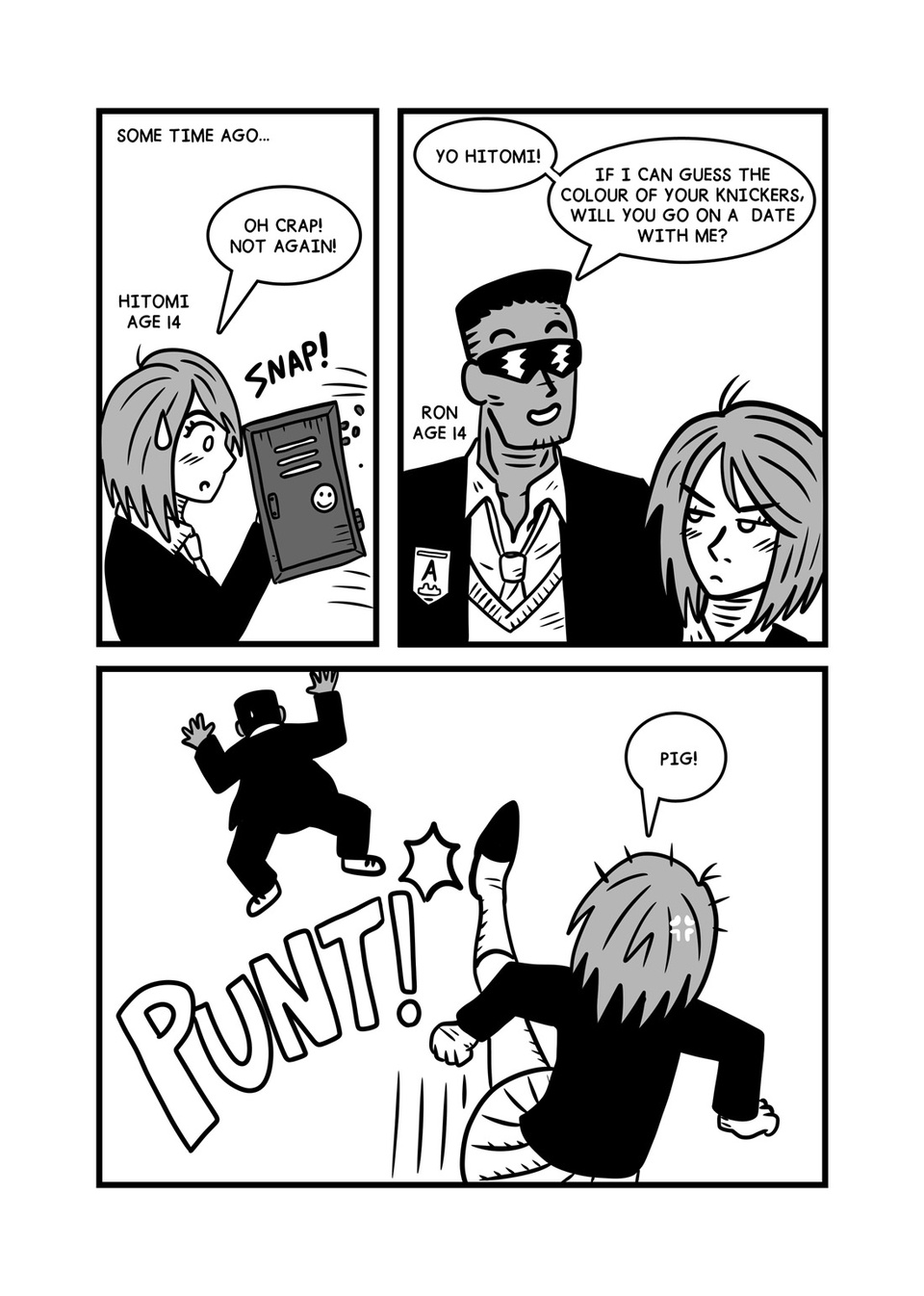 BONUS. Hitomi's locker.