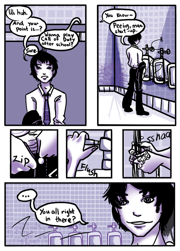 At least he washes his hands. (Ch. 2 Pg. 4)