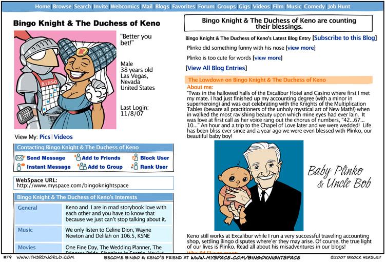 Episode 79 - WebSpace Page: Bingo Knight