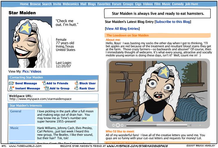 Episode 91 - WebSpace Page: Star Maiden