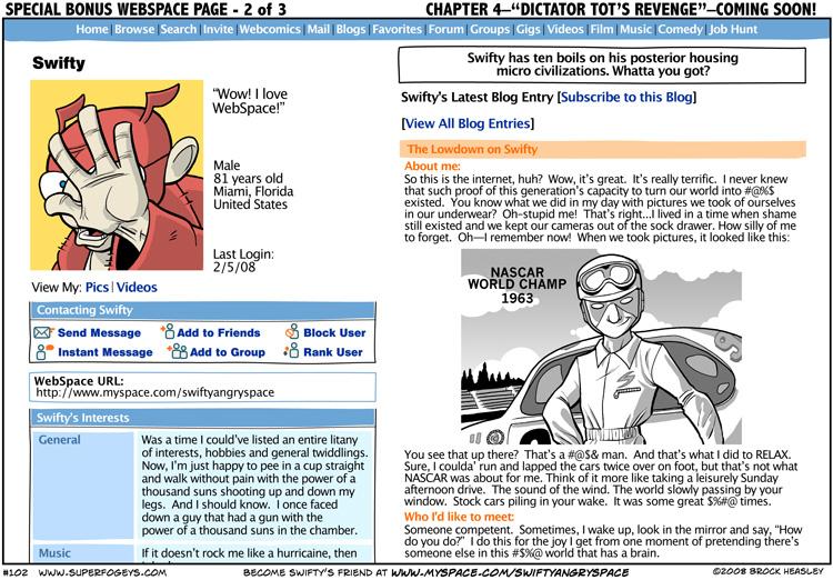 Episode 102 - Bonus WebSpace Page: Swifty