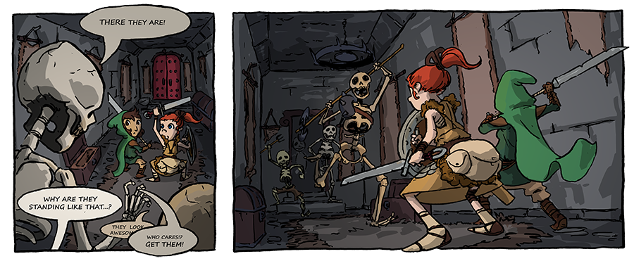 Skeletons find them!