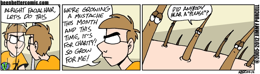 Uncooperative Facial Hair