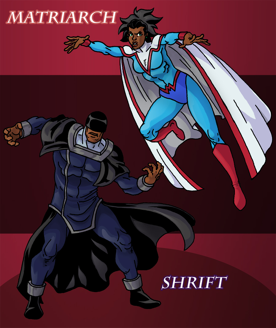 The Terrific Tele-Twins: Matriarch and Shrift.