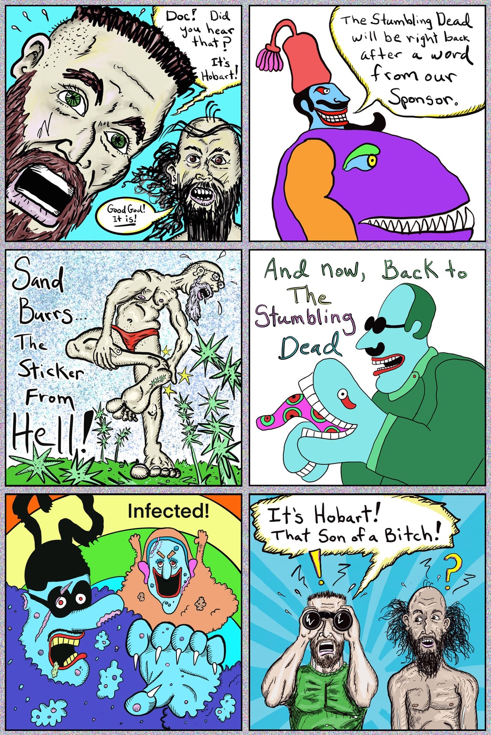 brought to you by Sand Burrs, the stickers from Hell