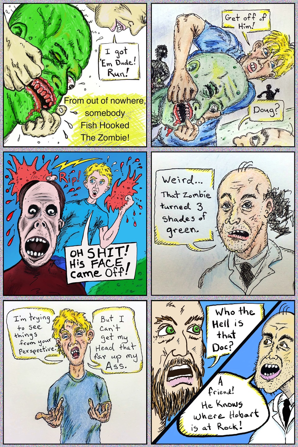 Three Shades of Green