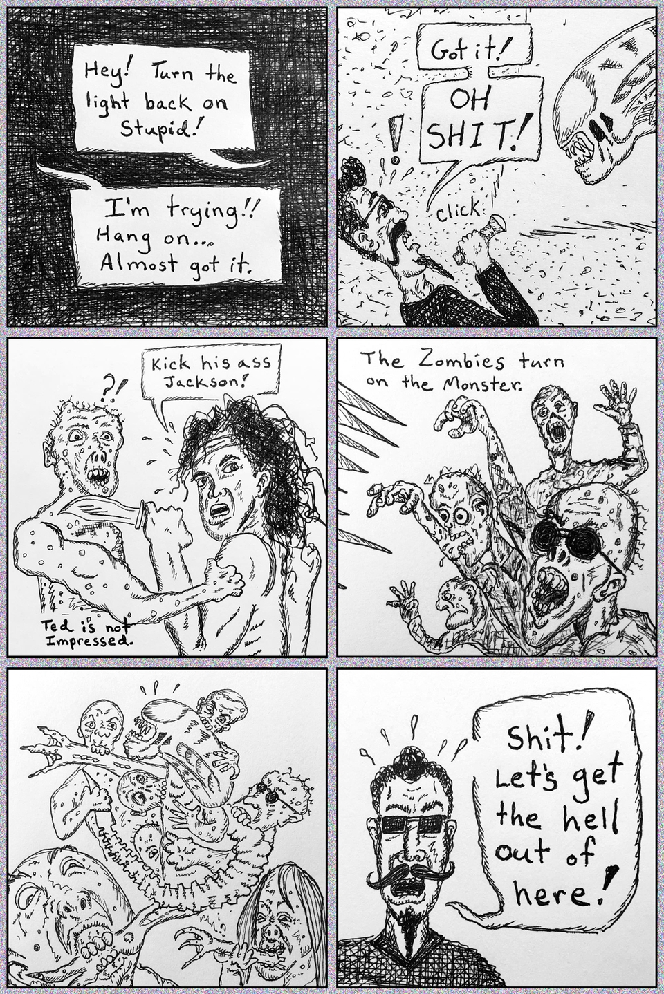 Zombies vs The Alien