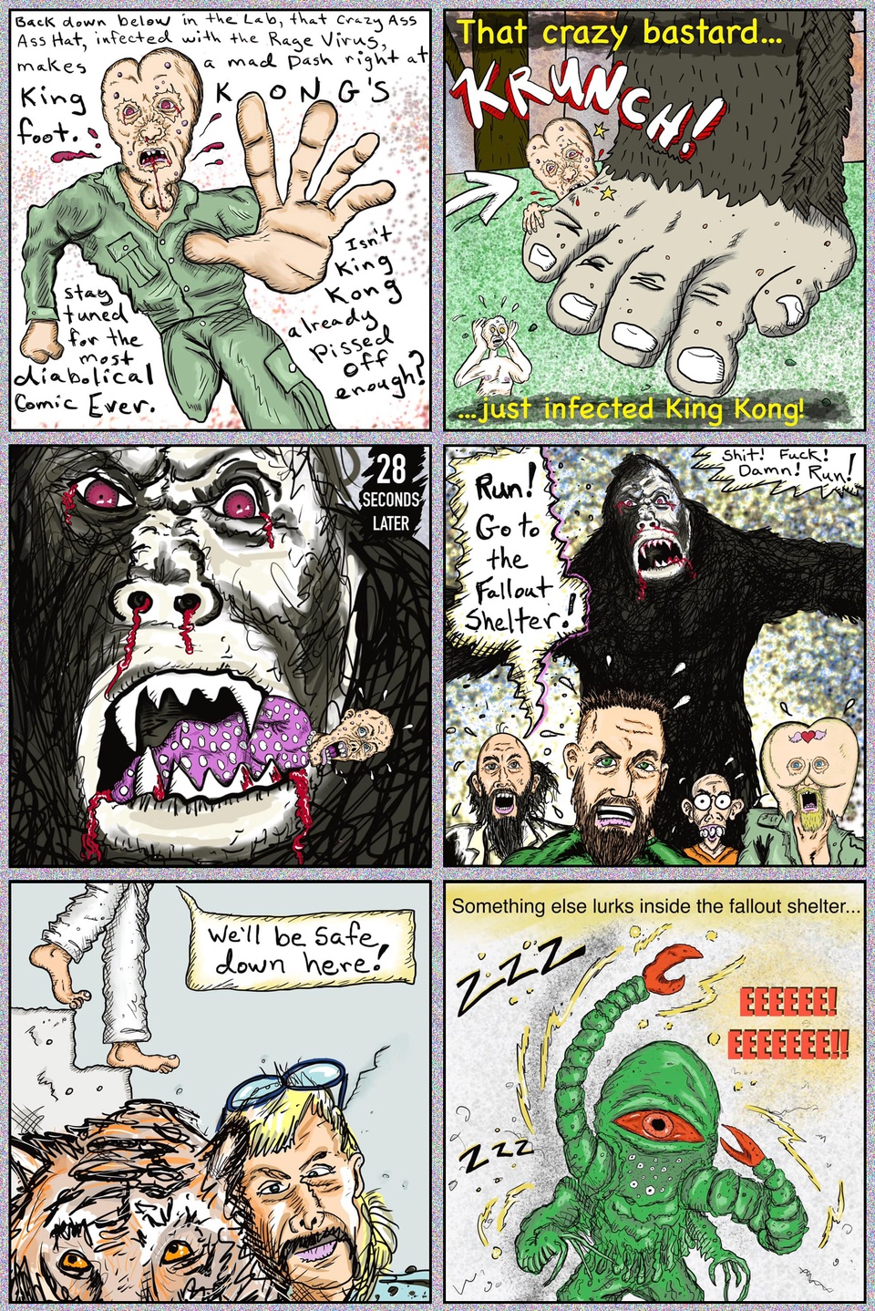 King Kong, The Lion King, and The Green Slime