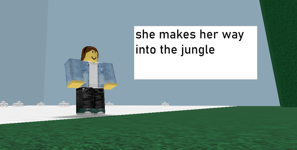 going into the jungle