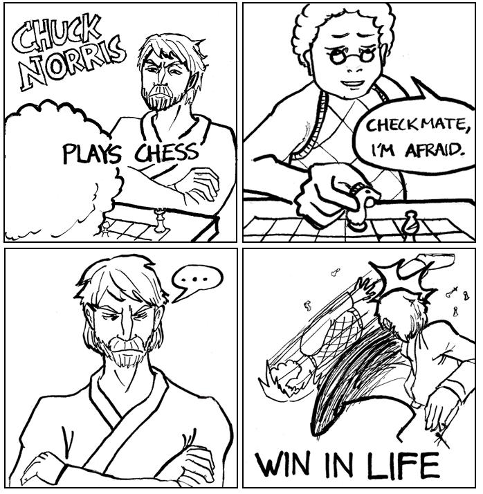 Chuck Norris Plays Chess