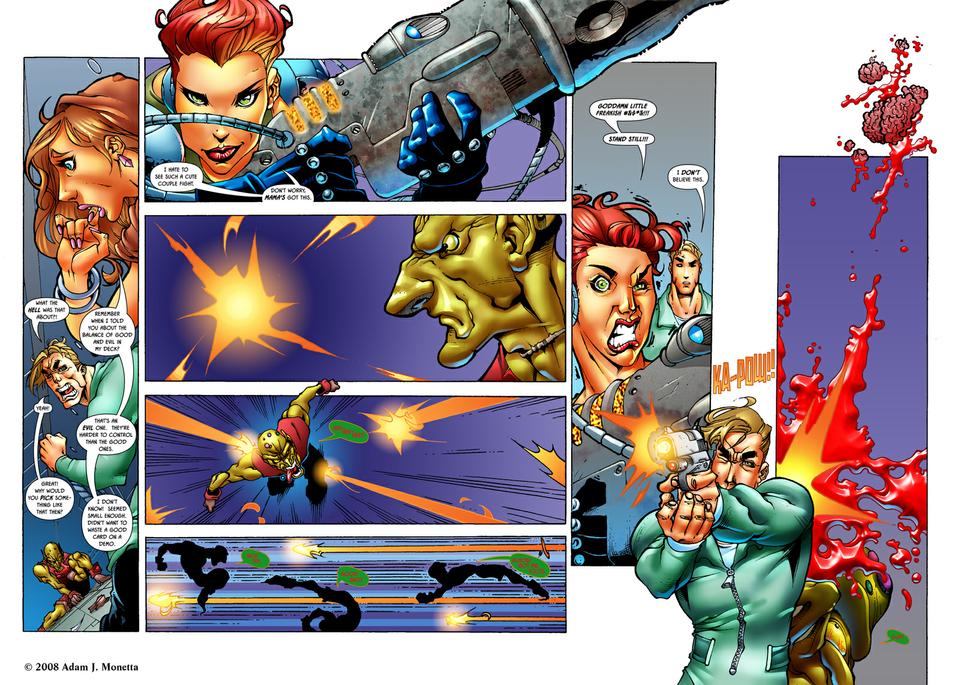 Issue 2: Page 20 & 21 - It Only Takes One Shot