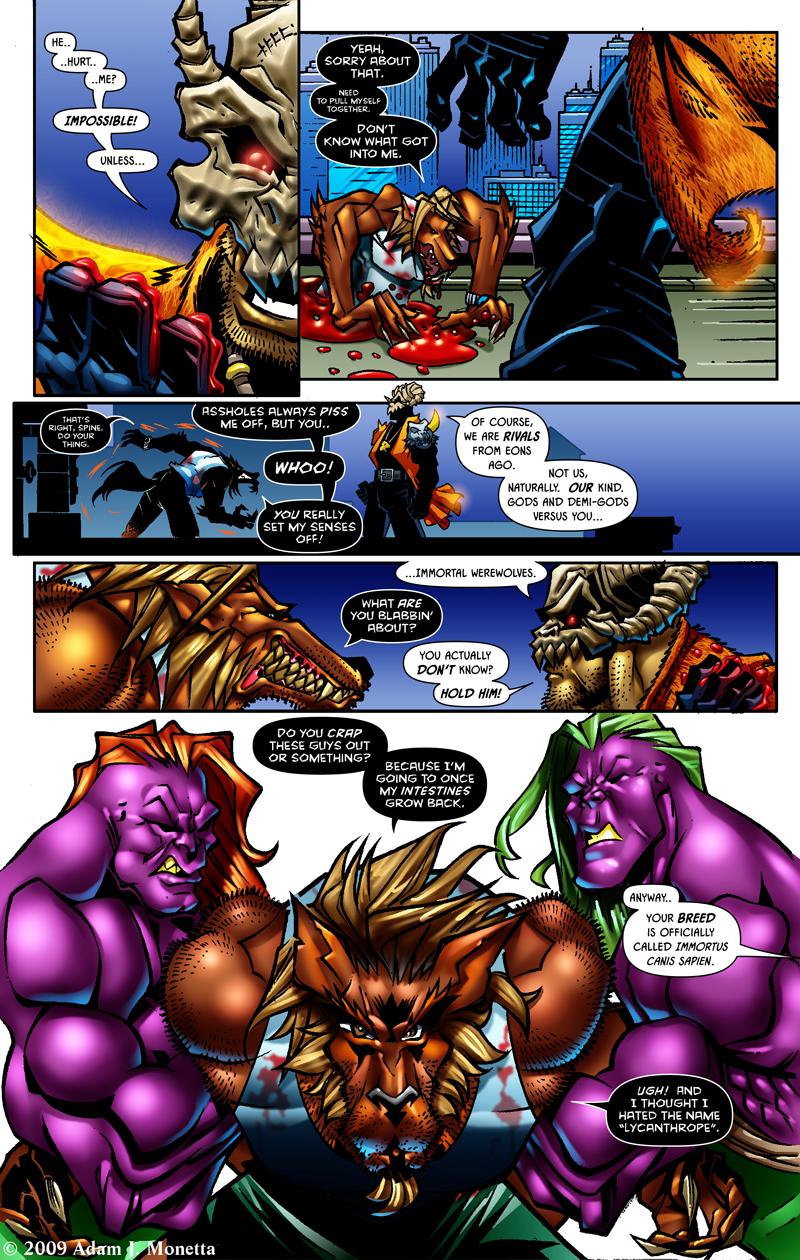 Issue 3: Page 18 - Immortal Werewolf