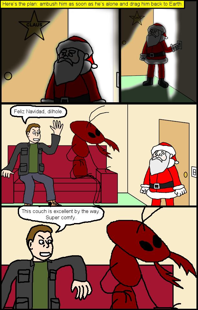 Santa Claus Conquers the Saturnians page 12