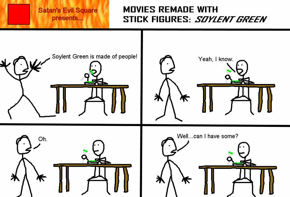 MOVIES REMADE WITH STICK FIGURES: SOYLENT GREEN