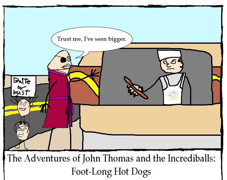 SES Anniversary Special: The Adventures of John Thomas and the Incrediballs: Foot-Long Hot Dog