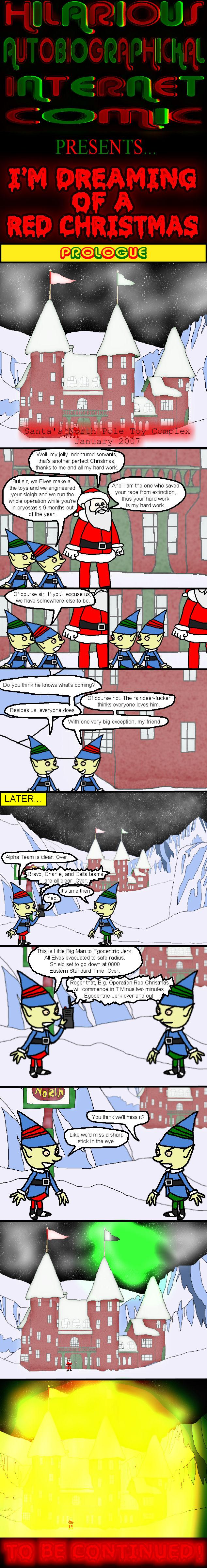 HILARIOUS AUTOBIOGRAPHICKAL INTERNET COMIC'S Second Annual Christmas Special: Prologue