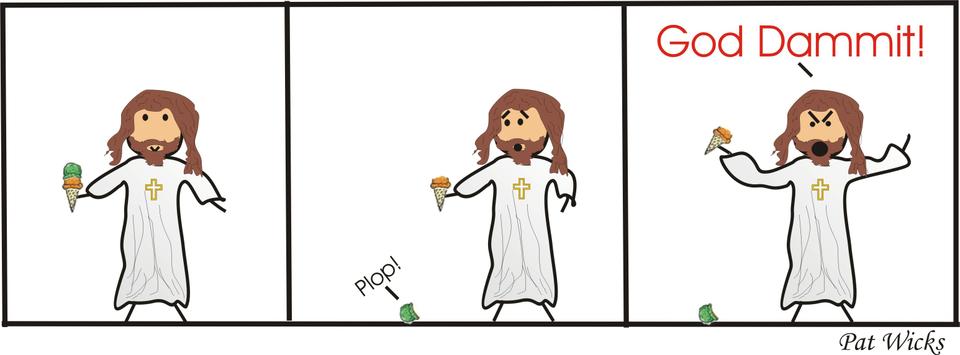 Jesus loves his ice cream