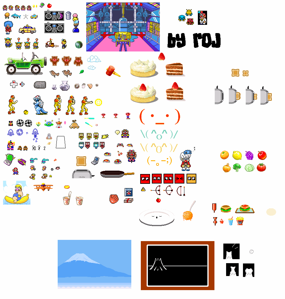 Wario Ware Sprite Sheet