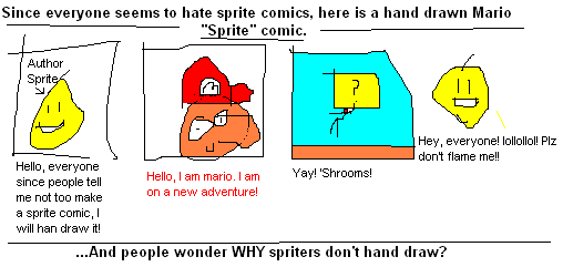 Sprite comic