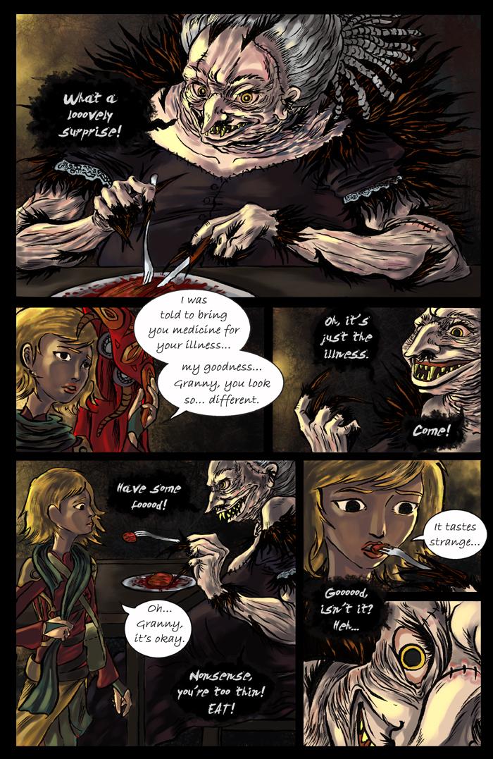 Intermission: Red Riding Hood Reconceptualization Short Story Page.2