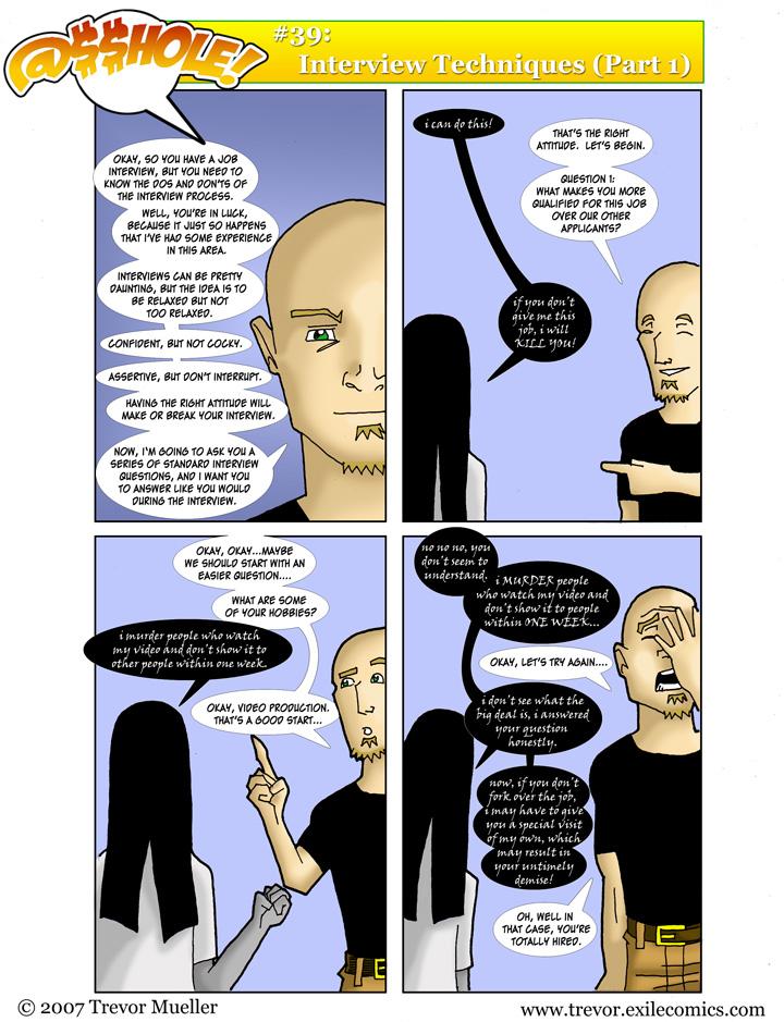 @$$hole! #39:  Interview Techniques (Part 1)