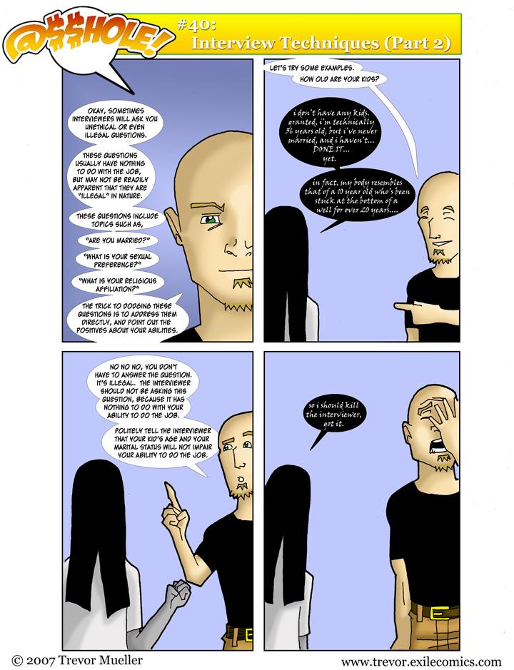 @$$hole! #40:  Interview Techniques (Part 2)