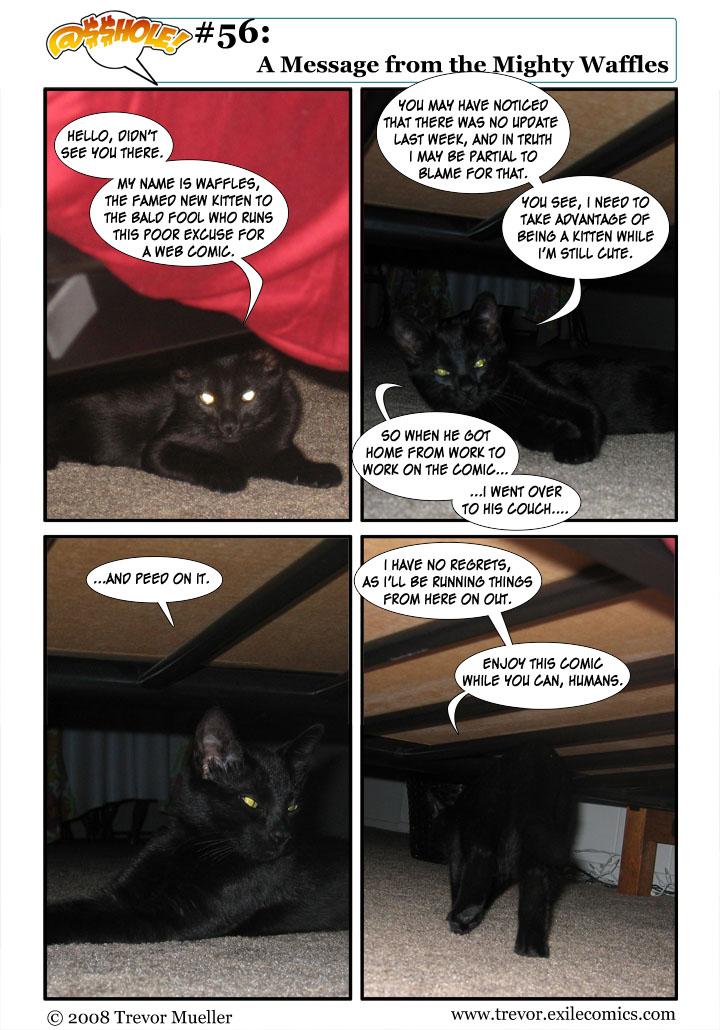 @$$hole! 56:  A Message from the Mighty Waffles