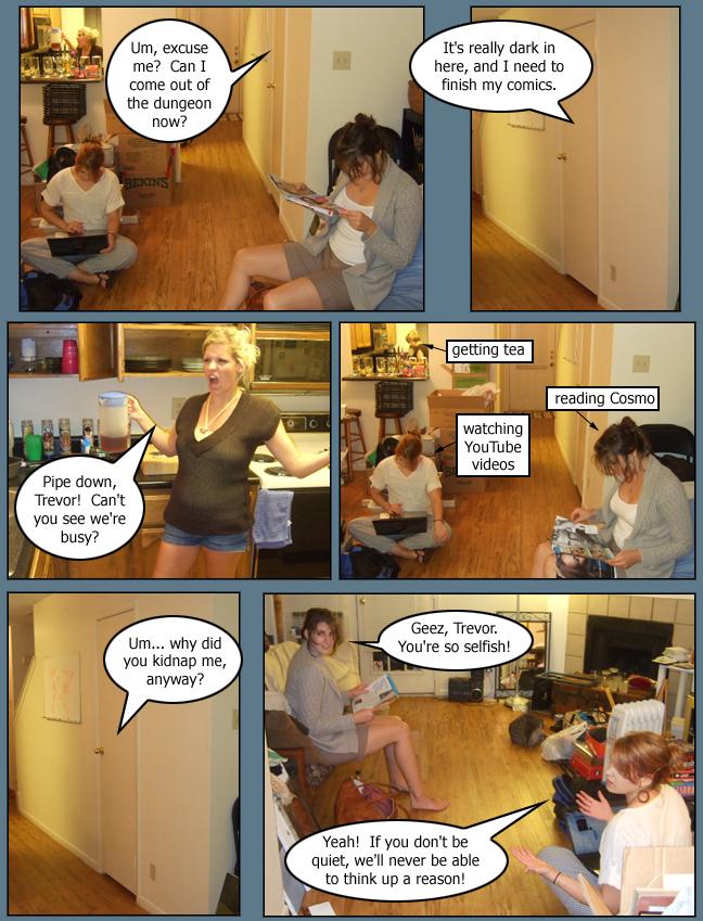 Kidnapped - guest strip by Amanda