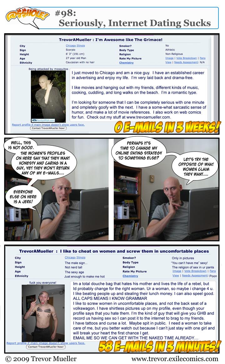@$$hole! #98:  Seriously, Internet Dating Sucks
