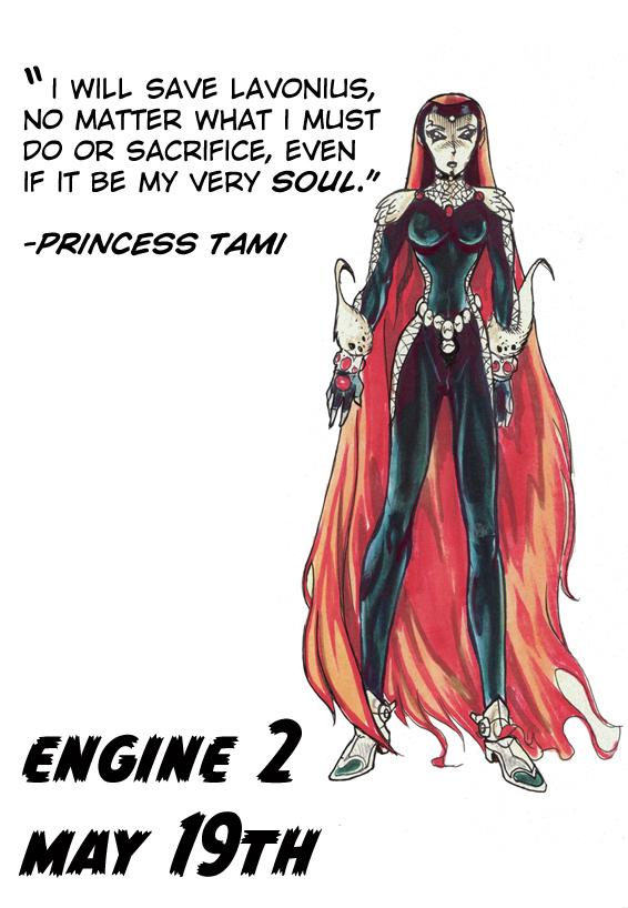 Princess Tami character design
