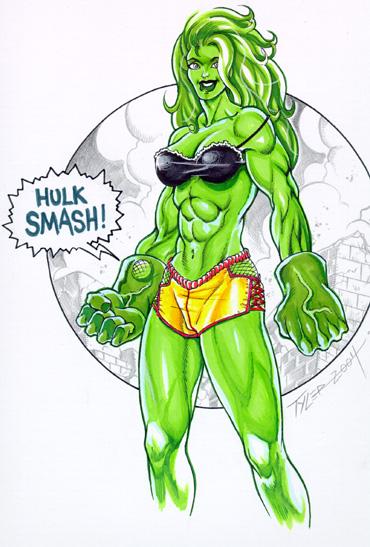 She Hulk smash!!!