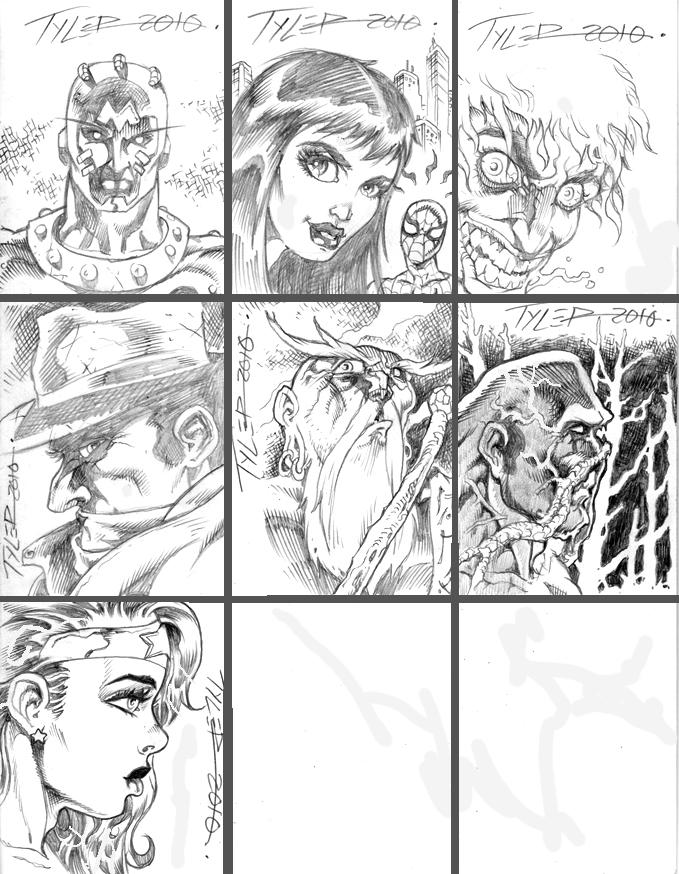 More sketch cards