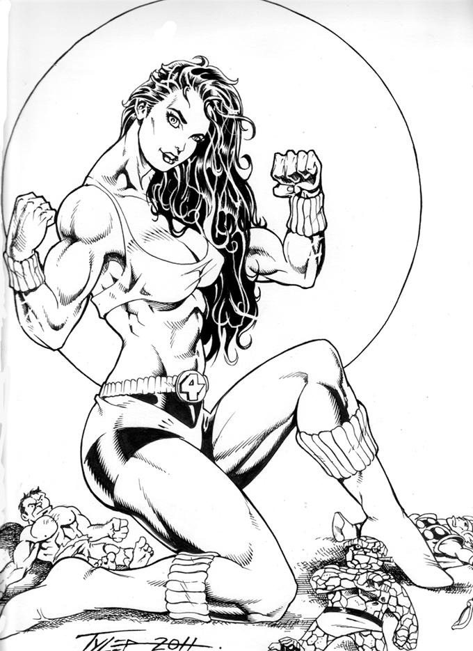 She-Hulk and friends